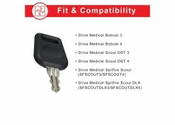 Coupon 😉 Mon Ster Key For The Drive Bobcat, Scout DST, & Spitfire Scout & Spitfire Scout DLX Scooters 😍 -Cheap Joysticks Store d25 4118 c web