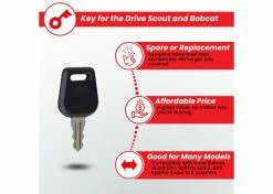 Coupon 😉 Mon Ster Key For The Drive Bobcat, Scout DST, & Spitfire Scout & Spitfire Scout DLX Scooters 😍 -Cheap Joysticks Store d25 4118 i