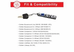 Best Sale 👍 Mon Ster Key For The Golden Technologies Buzzaround, Companion, LiteRider, And Liteway Series Scooters 🎉 -Cheap Joysticks Store g45 5294 c web