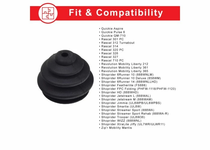 Brand new 𧨠Joystick Rubber Boot For PG Drives Joystick Controllers (VSI, VR2, GC, And Remote Plus) ⨠11 Brand new 𧨠Joystick Rubber Boot For PG Drives Joystick Controllers (VSI, VR2, GC, And Remote Plus) ⨠- Image 9