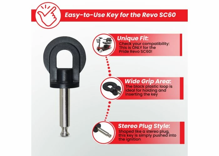 Coupon π Mon Ster Key (Stereo Plug Style) With Flat Circle Head For Pride Revo (SC60) Scooters β€οΈ 9 Coupon π Mon Ster Key (Stereo Plug Style) With Flat Circle Head For Pride Revo (SC60) Scooters β€οΈ - Image 7